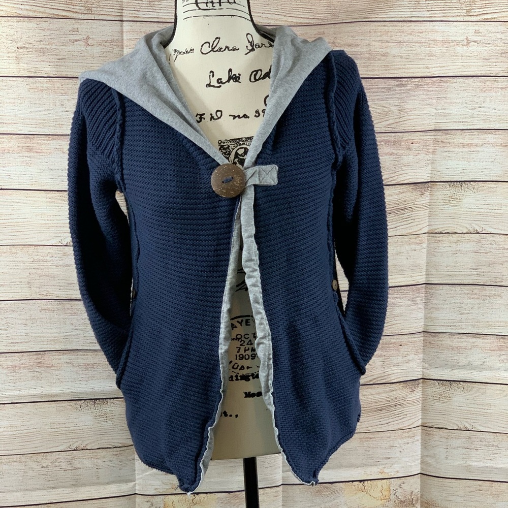 Pure Handknit Single Button Cardigan